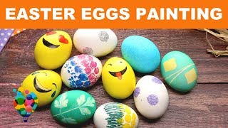 How To Decorate Easter Eggs?? DIY Easter Ideas For Painting Eggs! Easter 2018 | A+ hacks