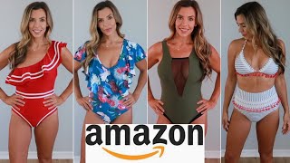 7 AMAZON Swimsuits TRY-ON HAUL |  HIGH WAISTED & ONE PIECE | Spring/Summer 2019