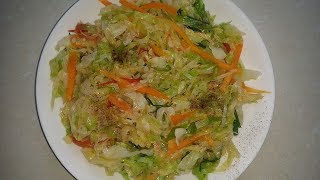Cách làm món rau cải bắp xào ngon cho mùa lạnh!