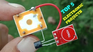 TOP 5 ELECTRONIC PROJECTS WITH MOSFET IRF Z44N, IC NE55, SOLAR PANEL & IC LA4440