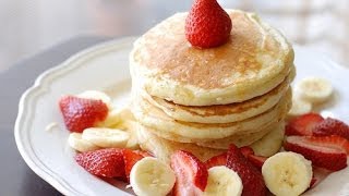 COMO HACER HOTCAKES O PANQUEQUES ♡ FACIL