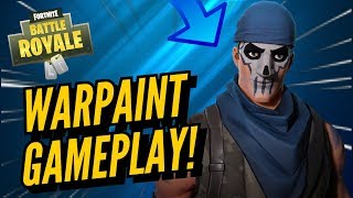 WARPAINT Skin Gameplay! In Fortnite Battle Royale..