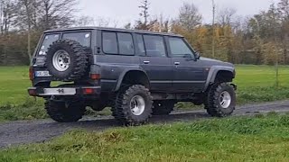 Nissan Patrol Y60 GR offroad Umbau готов блокировка работает