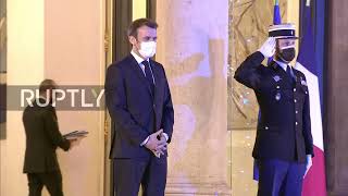 France: Macron welcomes EU's von der Leyen at Elysee Palace