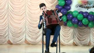 "euro music dance" междунар. конкурс  Киев ,баян 27 .09.2015. Софронов Федор.