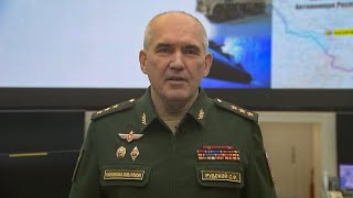 Брифинг начальника ГОУ ГШ С. Рудского об участии военнослужащих ВС РФ в операции в Нагорном Карабахе