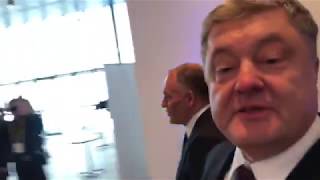 Пьяный русскоговорящий Порошенко в Мюнхене