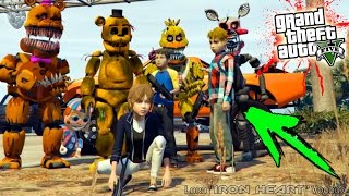 ГТА 5 МОДЫ! АНИМАТРОНИКИ FIVE NIGHTS AT FREDDY'S СПАСАЮТ ДЕТЕЙ! МИР МОДОВ GTA V! GTA 5 MODS #183
