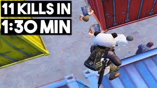 NEW WORLD RECORD!! | 11 KILLS IN 1:30 MIN | PUBG Mobile BEST MOMENTS