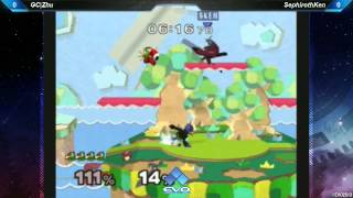 EVO 2013 SSBM QF - Zhu (Falco) vs SephirothKen (Marth)