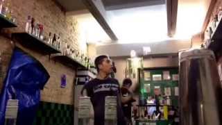 Flair bartender. Turkmen.