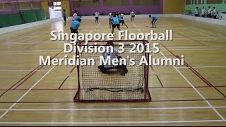 Meridian Men's Alumni Division 3 2015 Floorball Goalie Saves Compilation