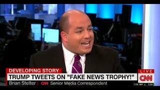 CNN's Brian Stelter Upset Trump is Calling for 'Fake News Awards'
