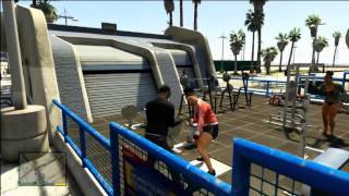 GTA 5 Качалка или первый поход в спортзал.