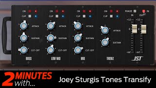 Joey Sturgis Tones Transify VST/AU plugin in action