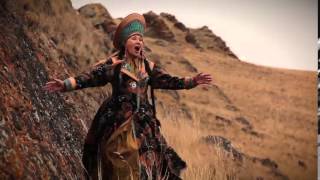 Клип на хакасском языке на фоне степей и курганов. Clip on the background of steppes and mounds