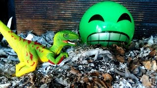ГИГАНТСКИЙ ШАР И ДИНОЗАВР! ПРИКЛЮЧЕНИЕ КРОЛИКА! Мультик для детей 2017. Игрушки