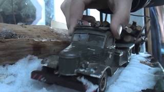 ЗИС-151 лесовоз + КАМАЗ 5320 самосвал
