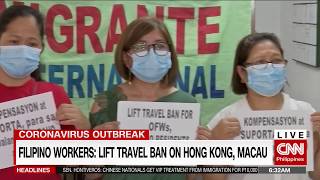 Filipino workers: Light travel ban on Hong Kong, Macau