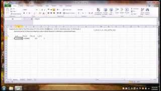 Newton Method using MS Excel