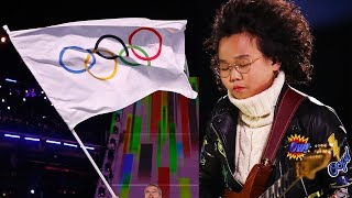 This Teen Guitarist SLAYED The Winter Olympics Closing Ceremony