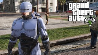 GTA V Mods - ROBOCOP 1987 RECRUITS GANG!