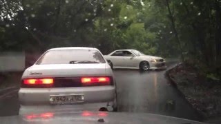 Cresta JZX90 vs Mark 2 JZX100 togue course Vladivostok