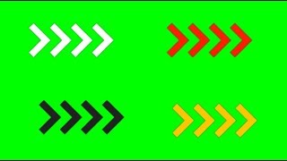 Мигающая стрелка в 4 цветах на хромакее