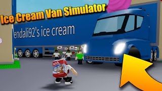 KOUPIL JSEM SI NÁKLAĎÁK PLNÝ ZMRZLINY!!?? Roblox Ice Cream Van Simulator