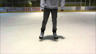 How To Hockey Turn - Learn Tight Turns On The Ice Power Turn