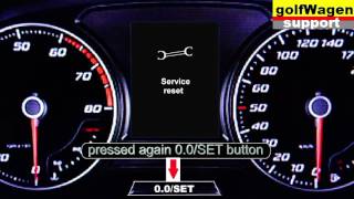Seat leon 3 service oil light reset