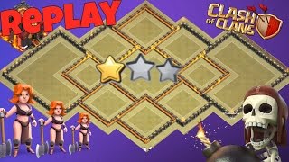 Best Th10 War Base 2017 Anti 2 Star With Replay Anti Valkyrie Anti Bowler Anti Lavaloon Anti Miner