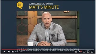 #1 Reason Execution Is Letting You Down