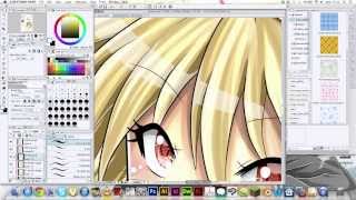 Speedpaint "Happy new year!" - Parte 1 (pelle - occhi - capelli)