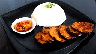 Brinjal Tandoori Style/Brinjal Fry/Brinjal Roast/aubergine fry/Eggplant fry in tamil
