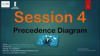 4- Project Management (Precedence) -  إدارة مشروعات (مخطط الأسبقية)