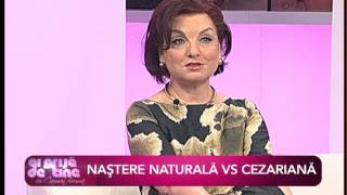 nastere naturala vs cezariana