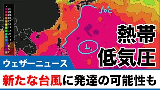 【新たな台風に発達の可能性も】フィリピンの東海上で熱帯低気圧が発生へ