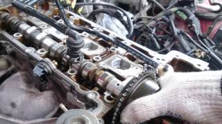 m271 Camshaft Preliminary Installation