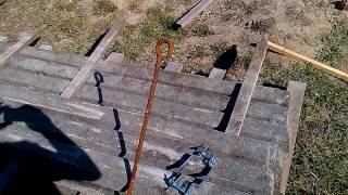 Етап 2. Монтаж опорних стовпів для шпалери, кріплення дротів та натяжна система.