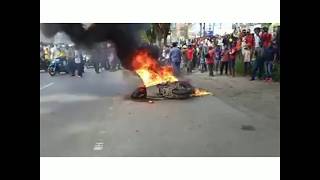 BEGAL DITANGKAP, MOTORNYA DIBAKAR MASA DI DEPAN TELKOM KOTA SORONG || Rabu, 29.01.20