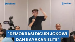 Sambil Teriak, Ekonom Faisal Basri: Demokrasi Dicuri Jokowi!