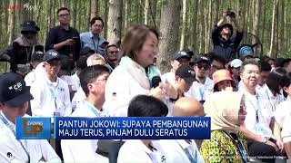 Pantun Jokowi: Supaya Pembangunan Maju Terus, Pinjam Dulu Seratus