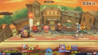 EVO 2016 - Loser's Semis - Zero [Diddy] vs Void [Sheik] - Super smash bros for wii u