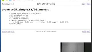 James E Keenan Perl Testing 101: 82% of What You Need to Be a Competent Perl Tester