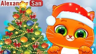 Суровый КОТИК БУБУ #8 Наряжаем ёлку МУЛЬТИК ИГРА про котят My virtual cat Bubbu
