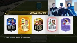 FIFA 16 YOUTUBER BLINDFOLD FUTDRAFT!!! GOOD VS EVIL FUTDRAFT CHALLENGE!!!