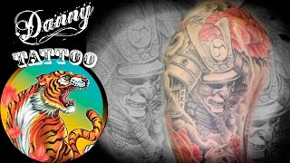 Máscara de Samurai (Samurai Mask) Danny Tattoo - TimeLapse