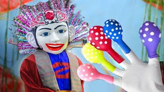 ONDEL ONDEL nyanyi FINGER BALLON FAMILY !! suaranya merdu bgt !