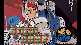 Robo Army 1991 SNK (полное прохождение на эмуляторе MAME)